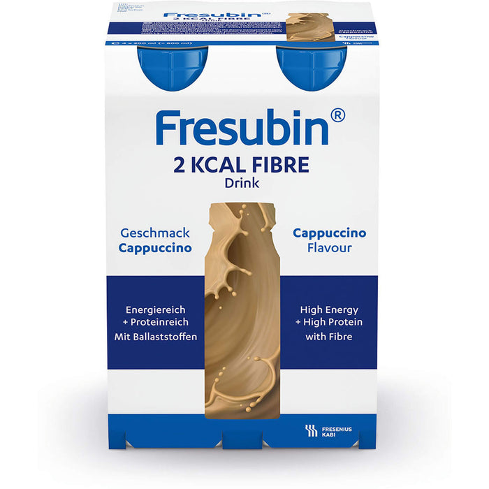 Fresubin 2 kcal Fibre DRINK Cappuccino Trinkflaschen, 800 ml Lösung