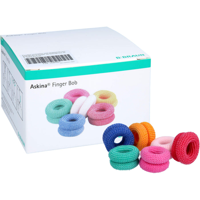 Askina Finger Bob farbig Fingerschnellverband, 5 pc Bandage