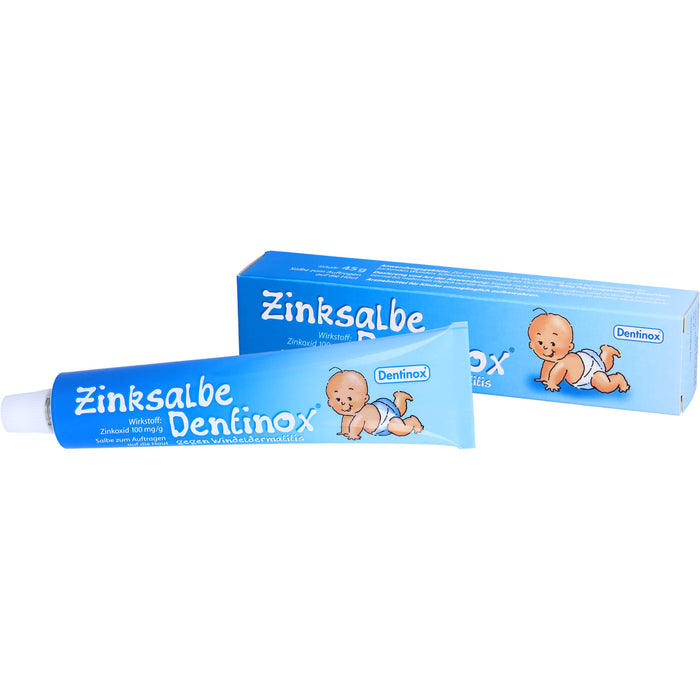 Zinksalbe Dentinox gegen Windeldermatitis, 45 g Ointment