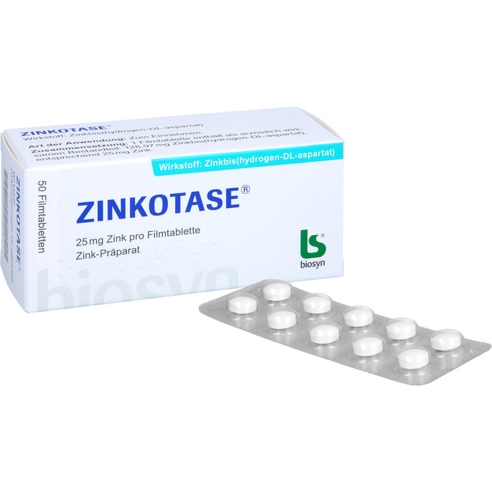 ZINKOTASE Filmtabletten, 50 pcs. Tablets