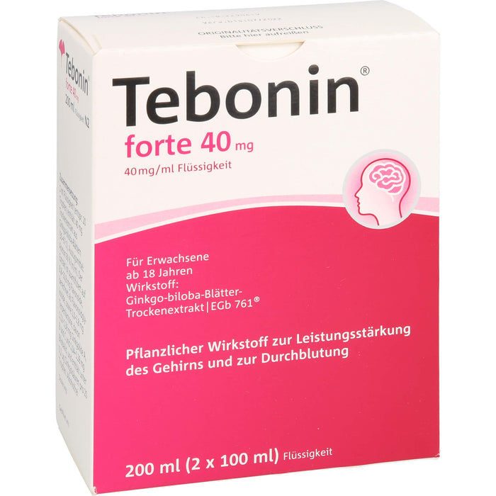 Tebonin forte 40 mg Lösung, 2X100 ml FLU