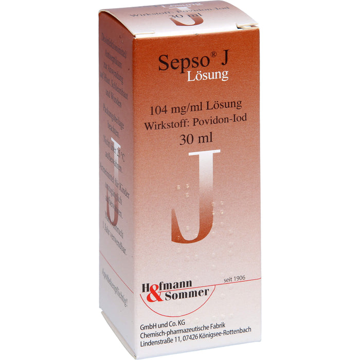 Hofmann & Sommer Sepso J Lösung Antiseptikum, 30 ml Lösung