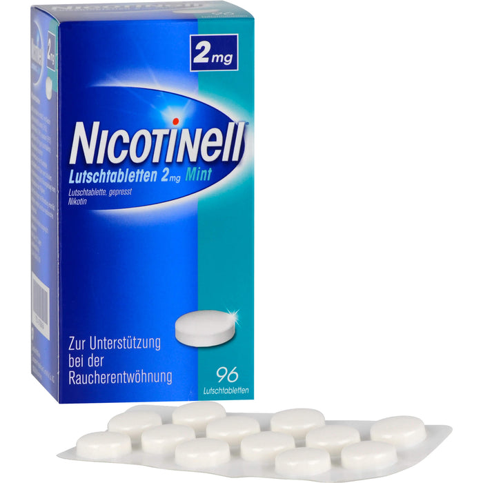 Nicotinell Lutschtabletten 2 mg mint, 96 pcs. Tablets