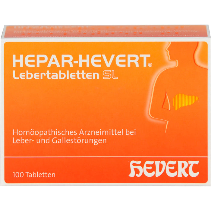 Hepar Hevert Lebertabl Sl, 100 St TAB