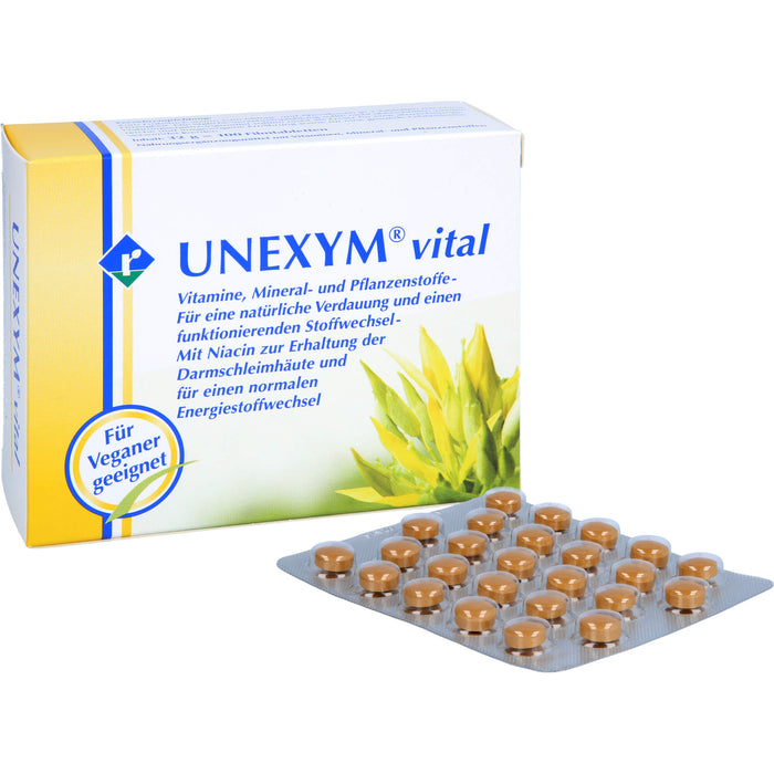 UNEXYM vital Filmtabletten für eine natürliche Verdauung, 100 pc Tablettes