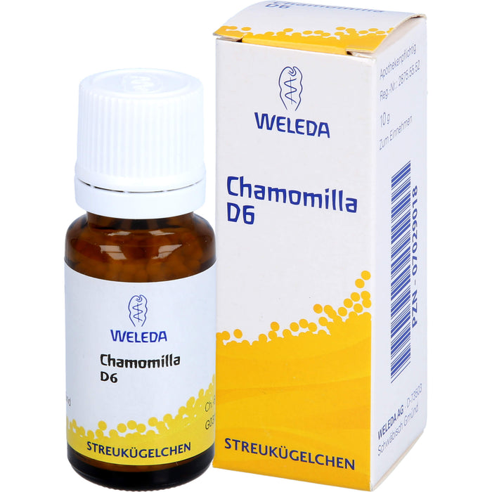 WELEDA Chamomilla D 6 Globuli, 10 g Globules