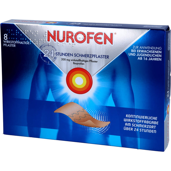 Nurofen Gelenk- und Muskelschmerzlinderung Ibuprofen 200 mg medizinisches Pflaster, 8 St. Pflaster