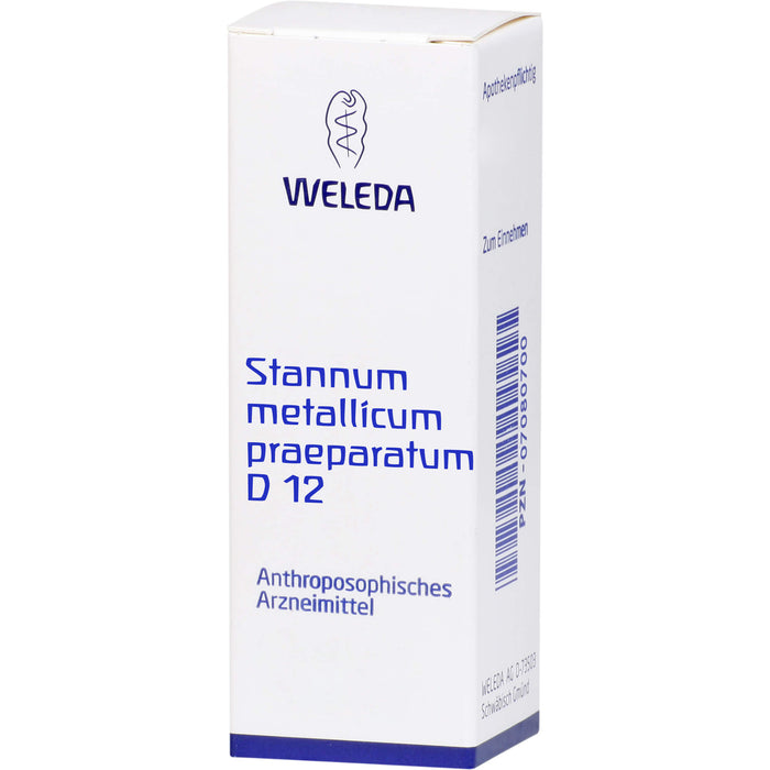 Stannum met. praeparat. D12 Weleda Trit., 20 g TRI