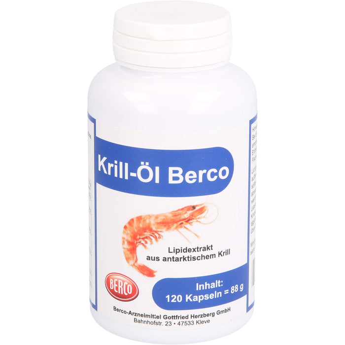 Krill-Öl Berco Kapseln, 120 pcs. Capsules