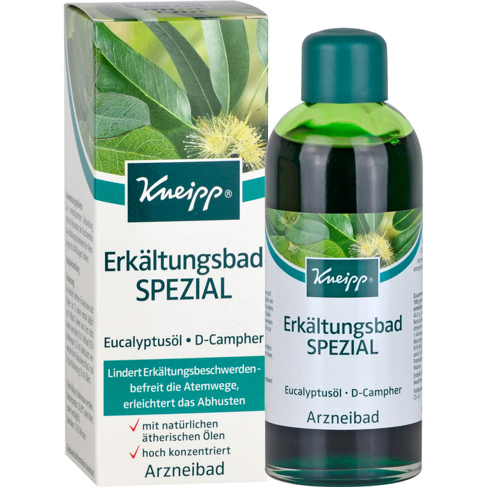 Kneipp Erkältungsbad Spezial befreit die Atemwege und erleichtert das Abhusten, 200 ml Additif pour le bain