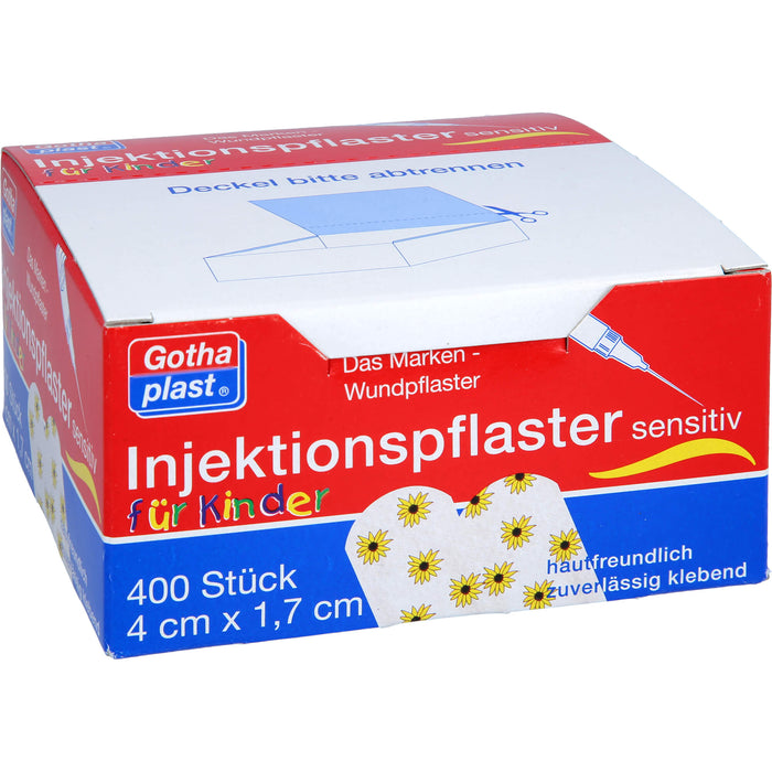 Gothaplast Injektionspfl. Kinder Blume 4cmx1,7cm, 400 St PFL