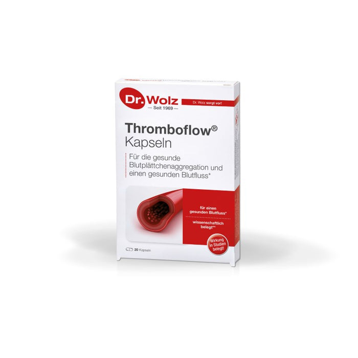 Thromboflow Kapseln für einen gesunden Blutfluss, 20 pcs. Capsules