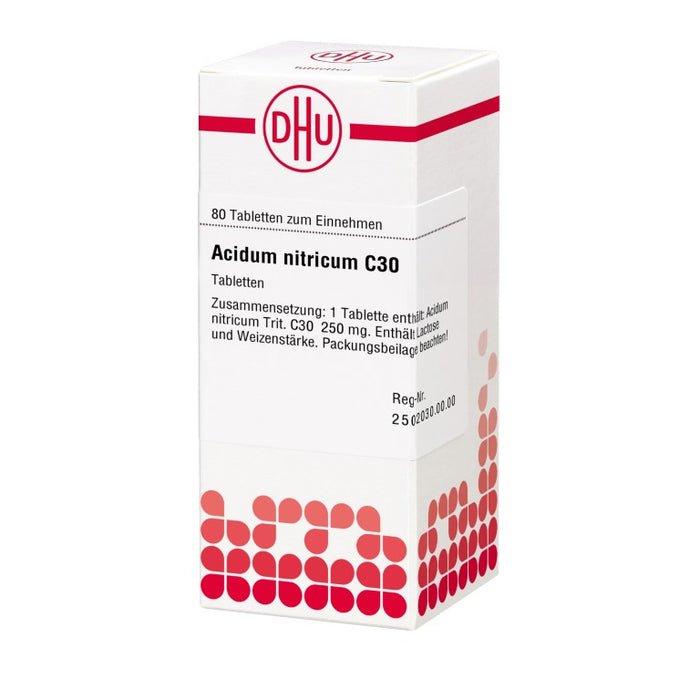 DHU Acidum nitricum C30 Tabletten, 80 St. Tabletten