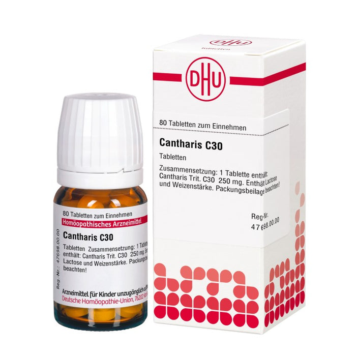 DHU Cantharis C30 Tabletten, 80 pc Tablettes