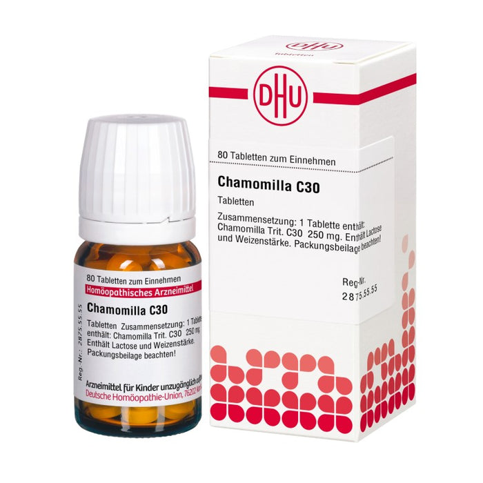 DHU Chamomilla C30 Tabletten, 80 pcs. Tablets