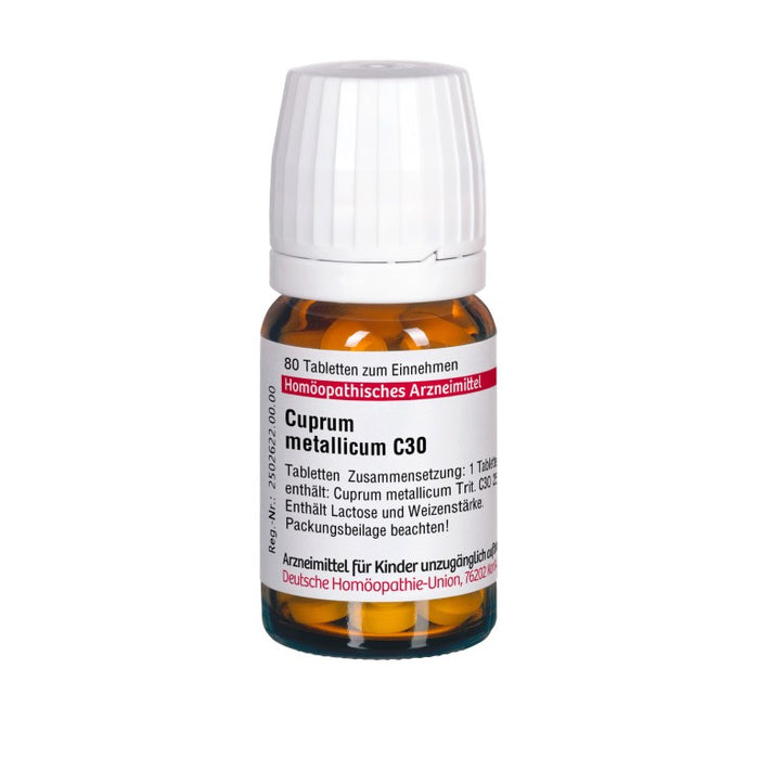 Cuprum metallicum C30 DHU Tabletten, 80 St. Tabletten