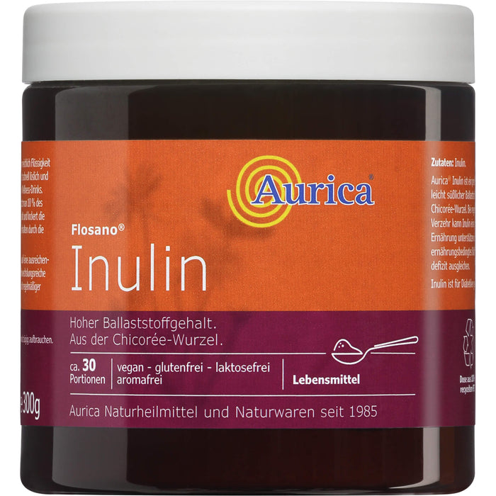 Aurica Inulin Flosano Pulver, 300 g Pulver