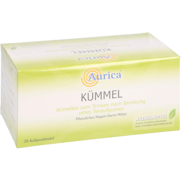 Aurica Kümmel Tee, 20 pc Sac filtrant