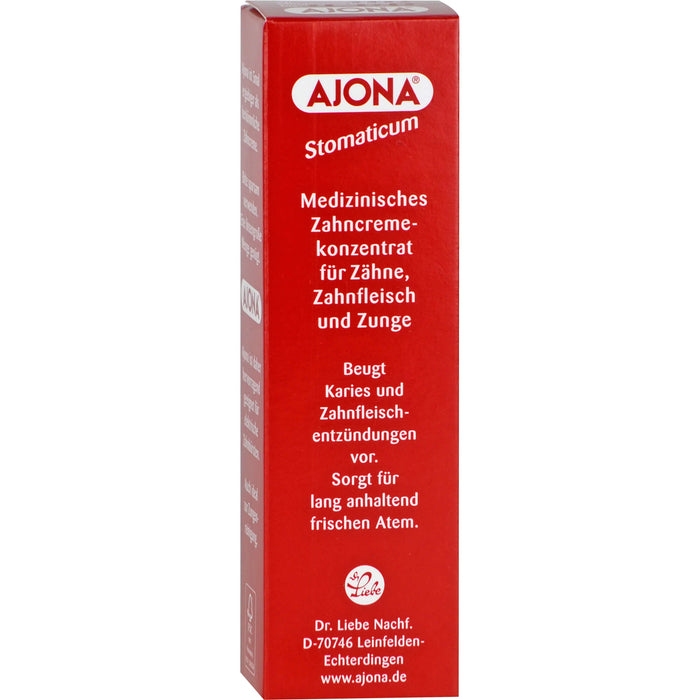 Ajona Stomaticum medizinsches Zahncremekonzentrat, 25 ml Zahncreme