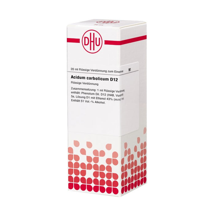 DHU Acidum carbolicum D12 Dilution, 20 ml Lösung