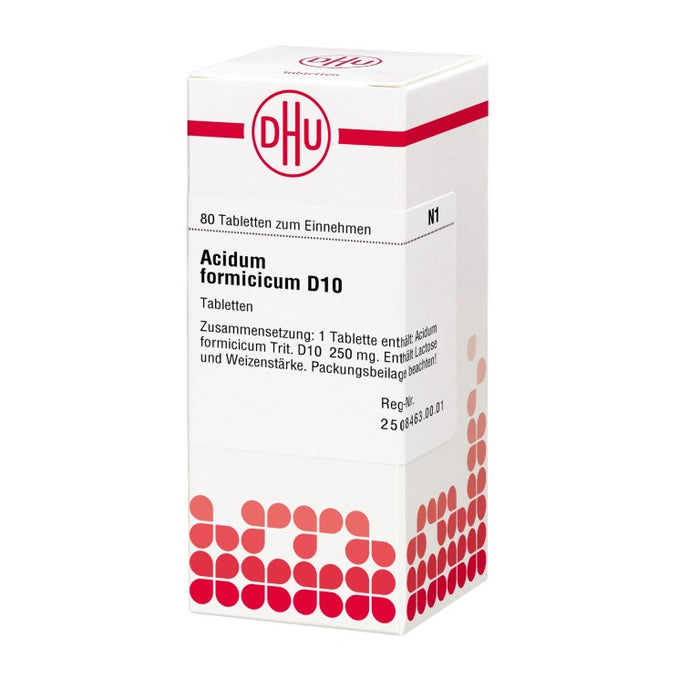 DHU Acidum formicicum D10 Tabletten, 80 St. Tabletten