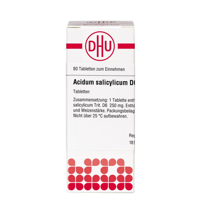 DHU Acidum salicylicum D6 Tabletten, 80 pcs. Tablets