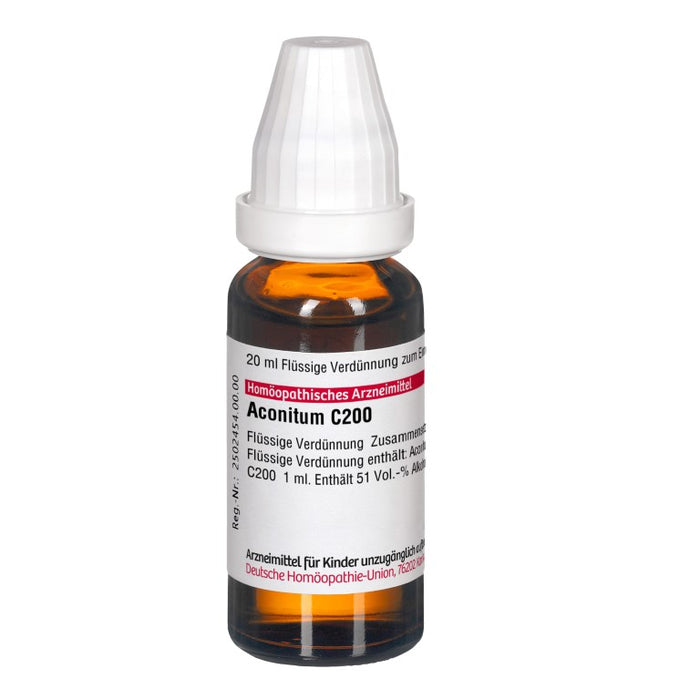 DHU Aconitum C200 Dilution, 20 ml Lösung