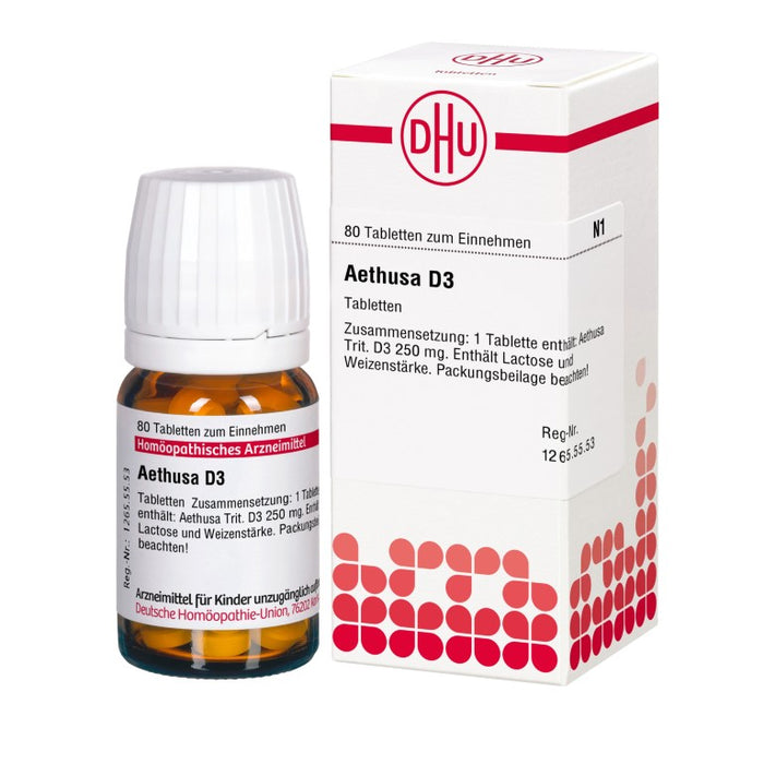 DHU Aethusa D3 Tabletten, 80 St. Tabletten