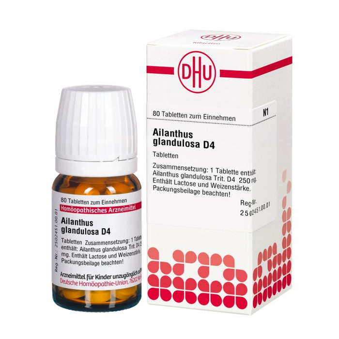 DHU Ailanthus glandulosa D4 Tabletten, 80 St. Tabletten