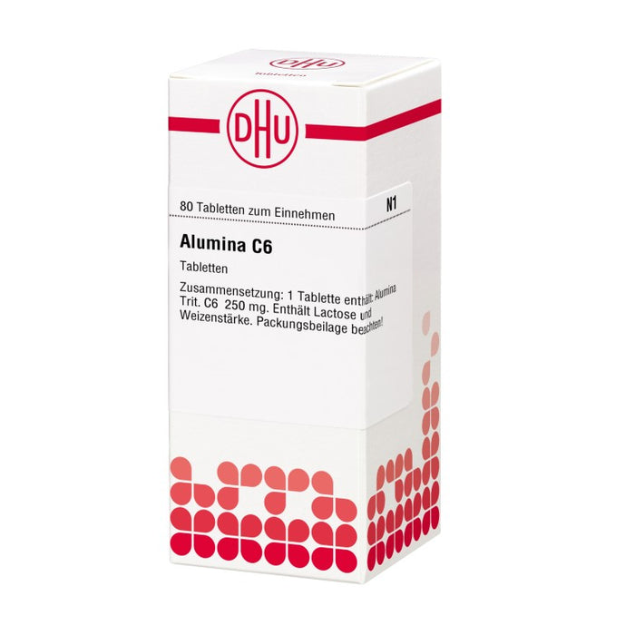 DHU Alumina C6 Tabletten, 80 pc Tablettes