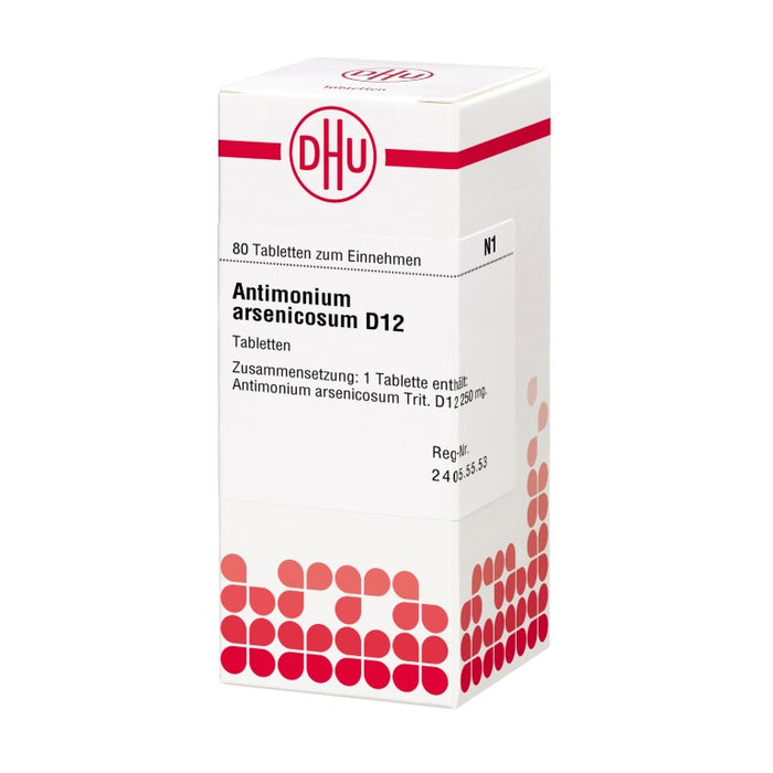 Antimonium arsenicosum D12 DHU Tabletten, 80 St. Tabletten