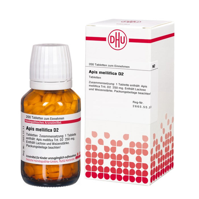 Apis mellifica D2 DHU Tabletten, 200 St. Tabletten