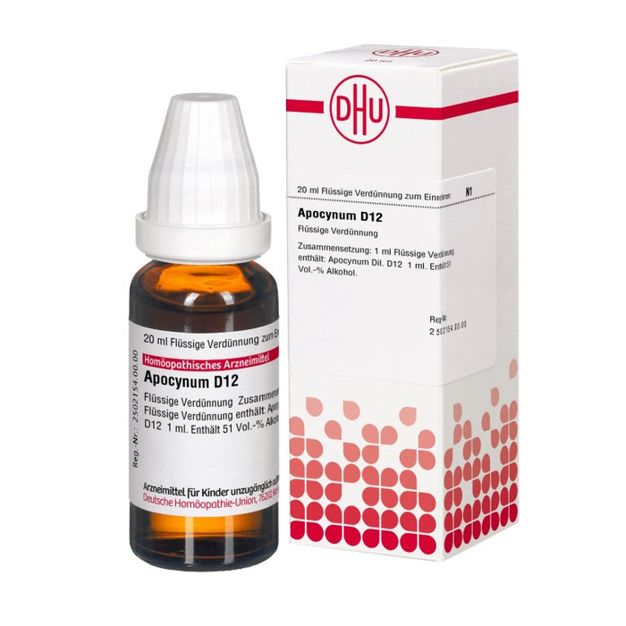 Apocynum D12 DHU Dilution, 20 ml Lösung