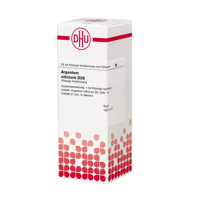 DHU Argentum nitricum D20 Dilution, 20 ml Lösung