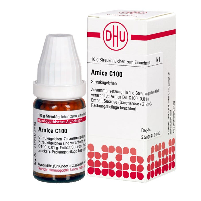 DHU Arnica C100 Streukügelchen, 10 g Globuli