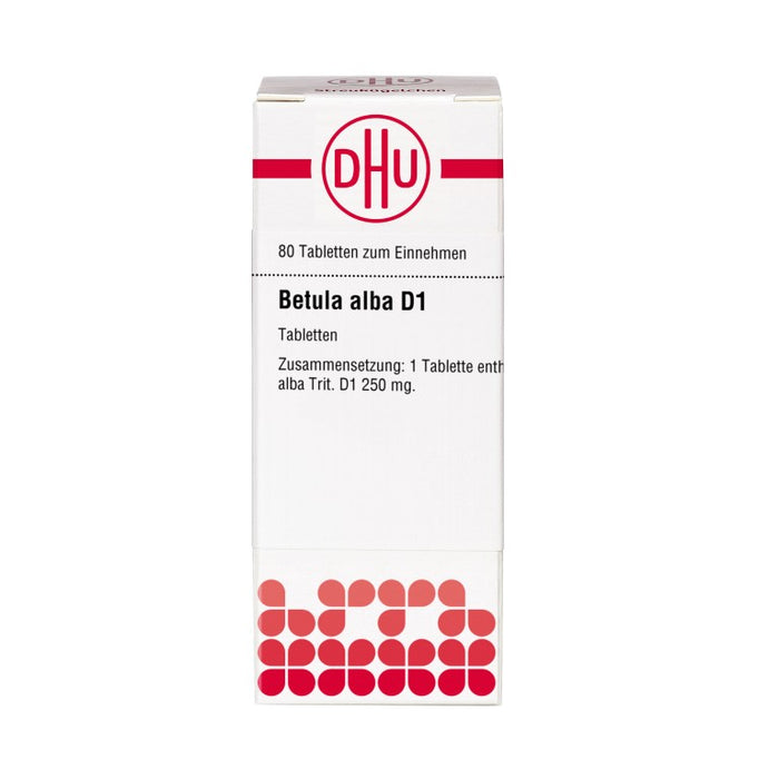 Betula alba D1 DHU Tabletten, 80 St. Tabletten