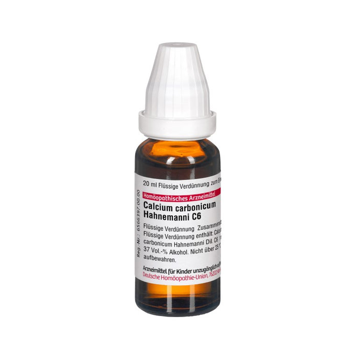 Calcium carbonicum C6 DHU Dilution Hahnemanni, 20 ml Lösung