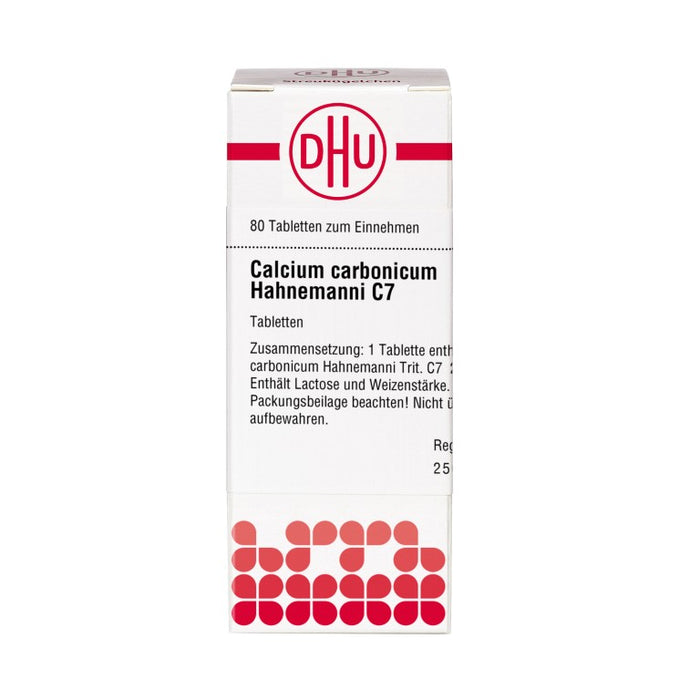 DHU Calcium carbonicum C7 Tabletten Hahnemanni, 80 St. Tabletten