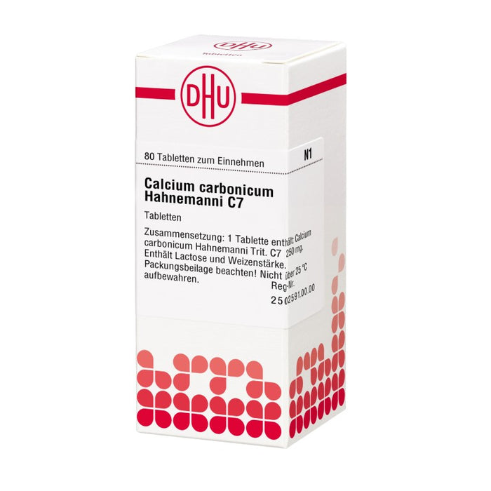 DHU Calcium carbonicum C7 Tabletten Hahnemanni, 80 St. Tabletten