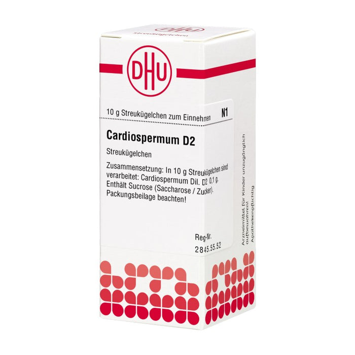 DHU Cardiospermum D2 Streukügelchen, 10 g Globuli