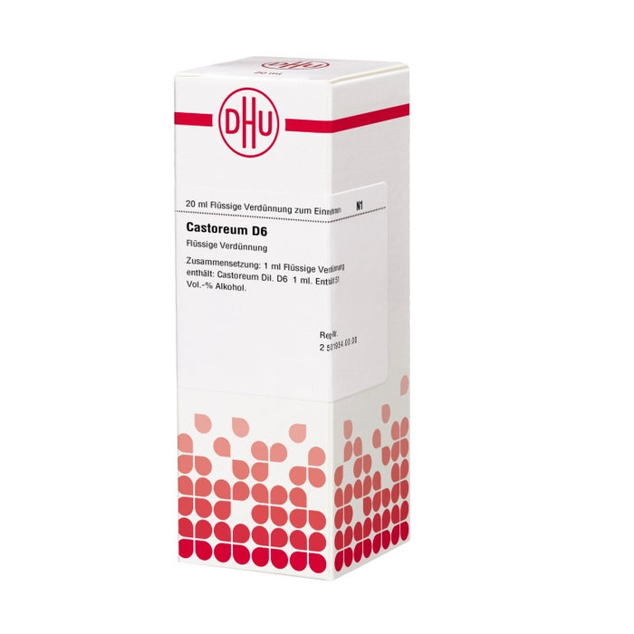 Castoreum D6 DHU Dilution, 20 ml Lösung