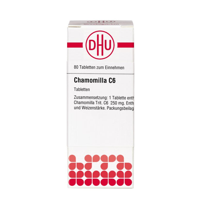 DHU Chamomilla C6 Tabletten, 80 St. Tabletten