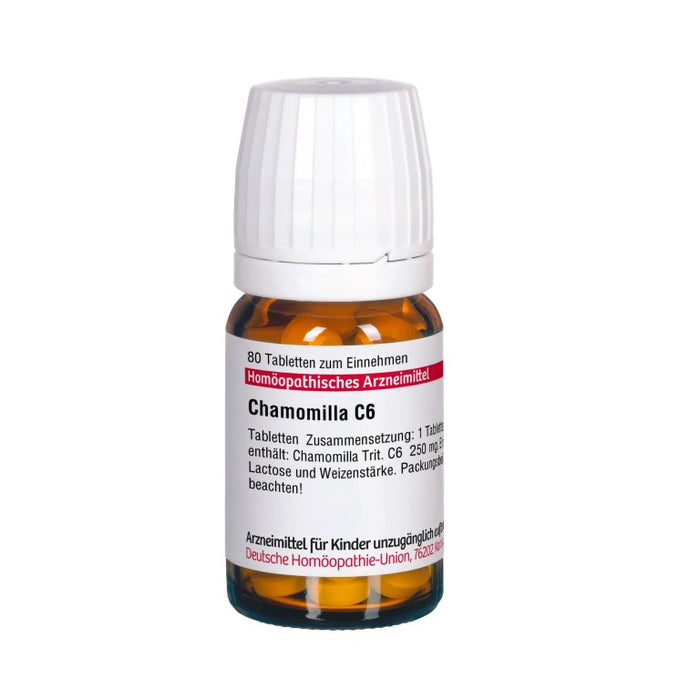 DHU Chamomilla C6 Tabletten, 80 St. Tabletten