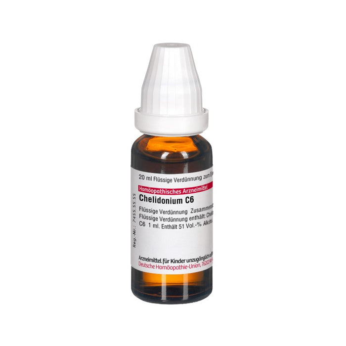 DHU Chelidonium C6 Dilution, 20 ml Lösung