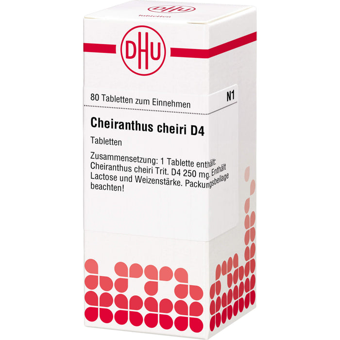 Cheiranthus cheiri D4 DHU Tabletten, 80 St. Tabletten