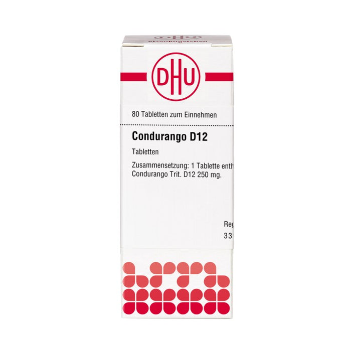 DHU Condurango D12 Tabletten, 80 pc Tablettes