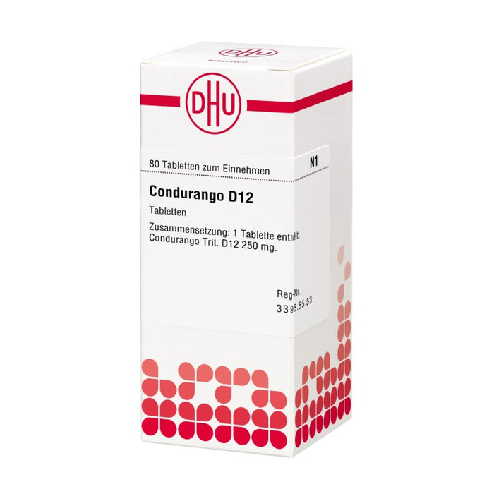 DHU Condurango D12 Tabletten, 80 pc Tablettes