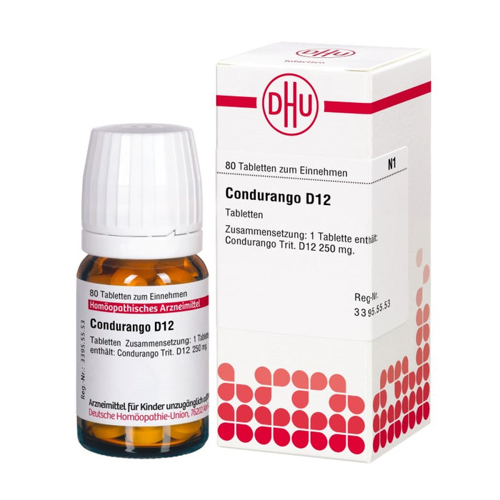 DHU Condurango D12 Tabletten, 80 pc Tablettes