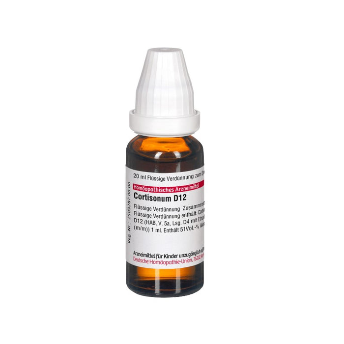 Cortisonum D12 DHU Dilution, 20 ml Lösung