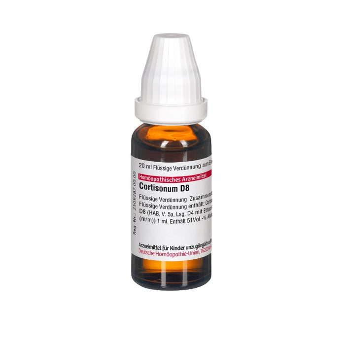 Cortisonum D8 DHU Dilution, 20 ml Lösung